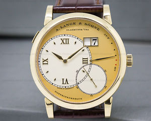 A Lange & Sohne 115.021 Grand Lange 1 18K Yellow Gold MINT