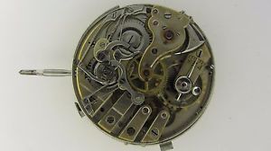 Quarter Hour Repeater Chronograph Pocket Watch Movement/Dial/Gold Hands
