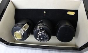 Orbita fully programmable automatic triple 3 watch winder ebony TOP QUALITY