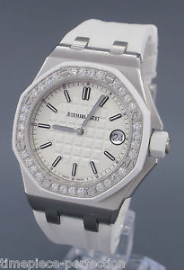 Audemars Piguet Ladies Royal Oak Offshore Quartz White Diamonds 67540sk