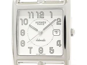 Polishd HERMES Cape Cod Double Tour Steel Automatic Mens Watch CC1.710 (BF114590