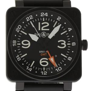 Bell and Ross Aviation GMT Automatic Black 46MM BR-01-93-GMT 2YearWarranty #82-4
