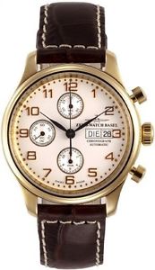 Zeno-Watch Herrenuhr - NC Retro Chronograph DD gold plated - 9557TVDD-Pgr-f2