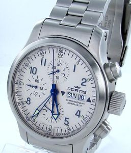 Fortis B-42 Pilote Professionnel Automatique Chronographe Day-Date Box Papiere