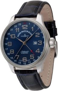 Zeno-Watch Herrenuhr - OS Retro GMT (Dual Time) - 8563-c4