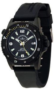Zeno-Watch Herrenuhr - Professional Diver Automatic black&yellow - 6427-bk-s1-9