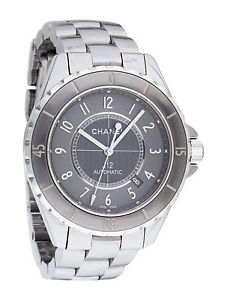 Chanel J12 Chromatic Mens Titanium & Cermic Watch $6k