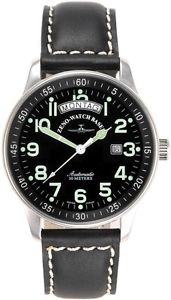 Zeno-Watch Herrenuhr - X-Large Pilot Big Day - P554DD-12-a1