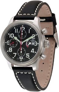 Zeno-Watch Herrenuhr - NC Pilot Chrono Power Reserve - 9553TVDPR-a1