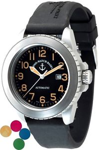 Zeno-Watch Herrenuhr - Jumbo Biker Automatic stainless SET - 6412-a15-SET