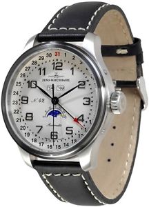 Zeno-Watch Herrenuhr - OS Retro full calendar - 8900-e2