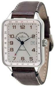 Zeno-Watch Herrenuhr - SQ Retro GMT (Dual Time) - 163GMT-f2