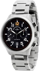 Zeno-Watch Herrenuhr - Pilot Retro Tre Chronograph Bicompax - 6302BHD-a1