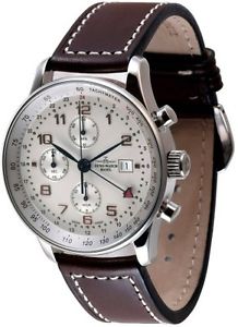 Zeno-Watch Herrenuhr - X-Large Retro Chronograph GMT - P753TVDGMT-f2