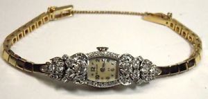 Vintage 14k Gold Diamond Ladies 
