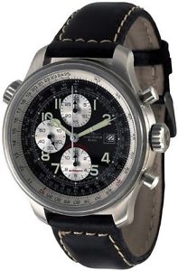 Zeno-Watch Herrenuhr - OS Slide Rules Slide Rule Chronograph Date - 8557CALTVD-b