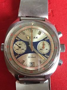 Early chronograph Poljot Okean 3133