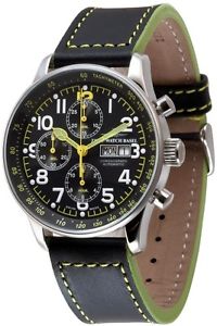 Zeno-Watch Herrenuhr - X-Large Pilot Chronograph Day-Date special - P557TVDD-a19