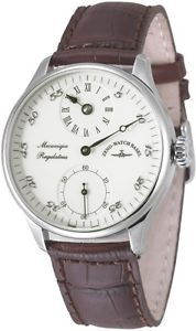 Zeno-Watch Herrenuhr - Godat II Regulator ivory - 6274Reg-ivo
