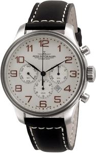 Zeno-Watch Herrenuhr - OS Retro Chrono Tricompax Date - 8553THD-9-f2