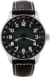 Zeno-Watch Herrenuhr - X-Large Pilot world timer - P554WT-a1