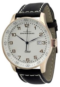 Zeno-Watch Herrenuhr - X-Large Retro Automatic gold plated - P554-Pgr-f2