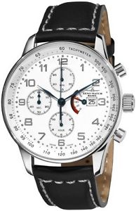 Zeno-Watch Herrenuhr - X-Large Retro Chrono Power Reserve - P557TVDPR-e2