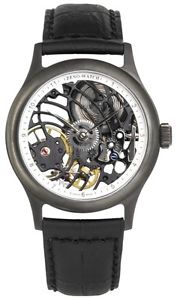Zeno-Watch Herrenuhr - Medium Size Skeleton Black- Limited Edition - 4187S-bk