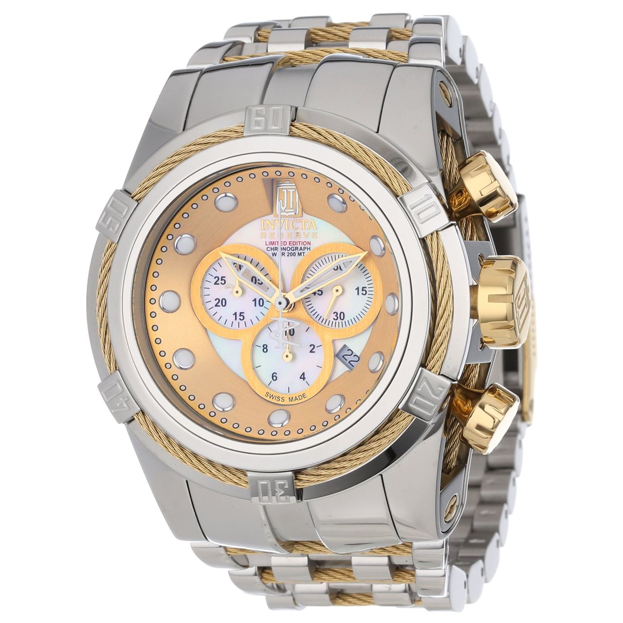 Jason Taylor for Invicta Collection 12952 BOLT Zeus Chronograph Mother-Of-Pearl
