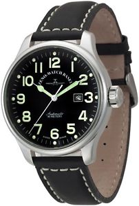 Zeno-Watch Herrenuhr - Oversized Pilot Automatic - 8554-pol-a1