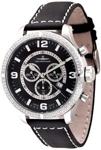 Zeno-Watch Herrenuhr - Oversized Retro Chrono Parisienne - 8830Q-h1