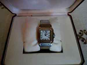 CARTIER  "SANTOS" ORIGINALE -  AUTOMATICO  -  UNISEX  -  29mm X 29mm  -