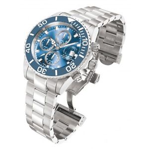 INVICTA SPORT AUTOMATIC CHRONOGRAPH DATE BLUE DIAL S.STEEL MEN'S WATCH 1O66 NEW
