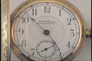 ANTIQUE 14k YELLOW GOLD  HUNTER CASE POCKET WATCH