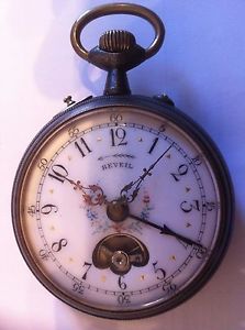 Very rare watch regulator with alarm