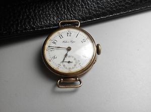 РУССКИЙ ЗОЛОТОЙ КОРПУС антикварные наручные часы Павел Буре