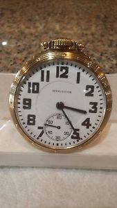 Antique 1951 Hamilton 950 B RR Gold Filled Pocket Watch-16 S - 23 J - Running!