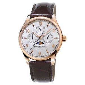 Frederique Constant FC-365RM5B4 Mens Silver Dial Analog Automatic Watch