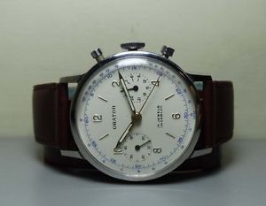 VINTAGE Orator Winding Chronograph SWISS MADE WRIST WATCH H426 Old used antique
