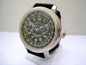 High Grade ULYSSE NARDIN ,Locle & Geneve, CHRONOGRAPH wristwatch