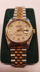 Rolex DATEJUST ACCIAIO E ORO GIALLO 18ct GIUBILEO 16233 FULL SET