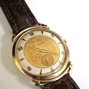 Vintage 1958 Bulova 14K Yellow Gold 23 Jewels Water Proof Watch