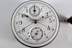 VERY HIGH GRADE COMPLICATED SPLIT SECOND CHRONOGRAPH WRIST WATCH MOVEMENT