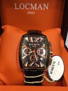 Watch Locman Panorama OroRosa BigSize Chrono Automatic Discounted New