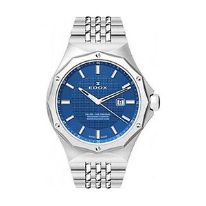 Edox 54004 3M BUIN Womens Blue Dial Analog Quartz Watch