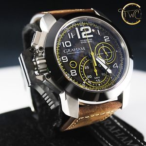Graham Chronofighter Oversize Target Brown 2CCAC.B16A.L43S