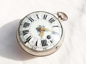 French Oignon verge fusee pocket watch dated 1700s .NoJ001