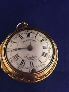 1809 22k Grantham London Pair Case watch