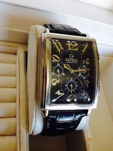 GEVRILREDUCED!  AVENUE OF AMERICAS CHRONOGRAPH, Model 5011, with BOXES, PAPERS