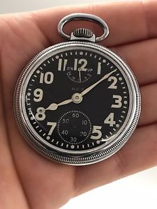 Waltham US Army Air Corps AVIGATION MASTER A-6 Pocket watch Vanguard Up Down